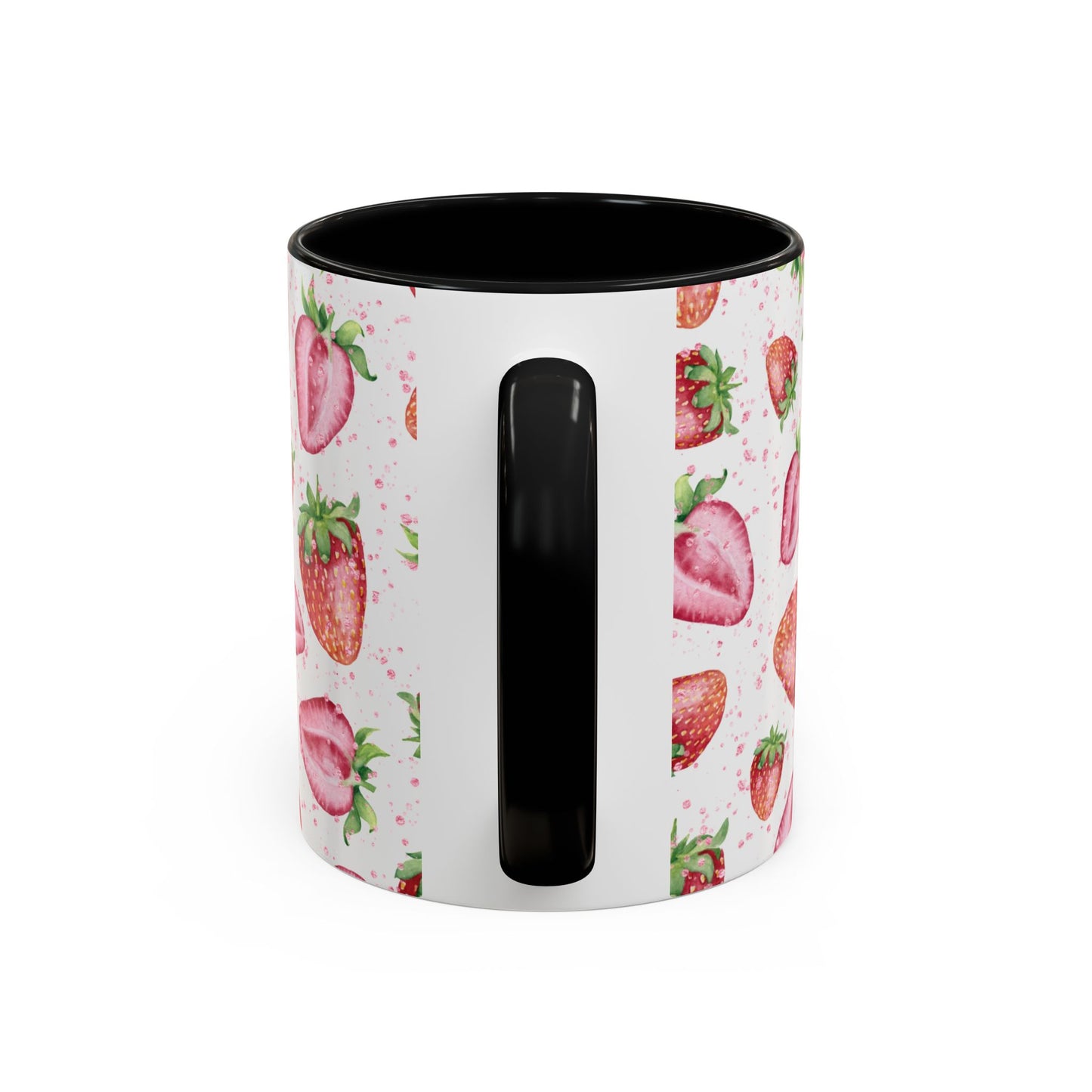 Strawberry Accent Coffee Mug – Fun Mug for Berry Lovers