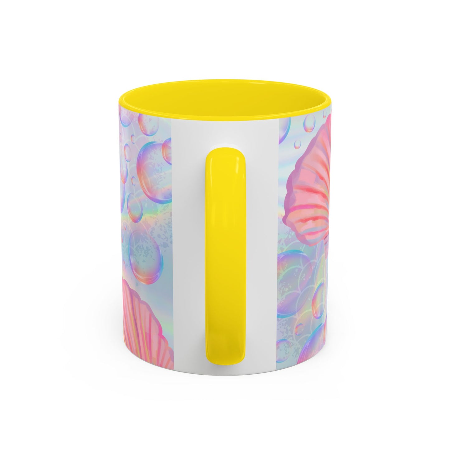 Pastel Seashells Coffee Mug - Ocean-Inspired Drinkware for Beach Lovers