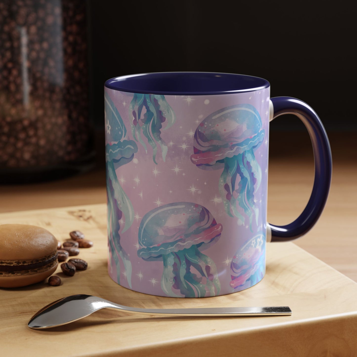Magical Jellyfish Coffee Mug - 11oz & 15oz | Ocean-Inspired Design