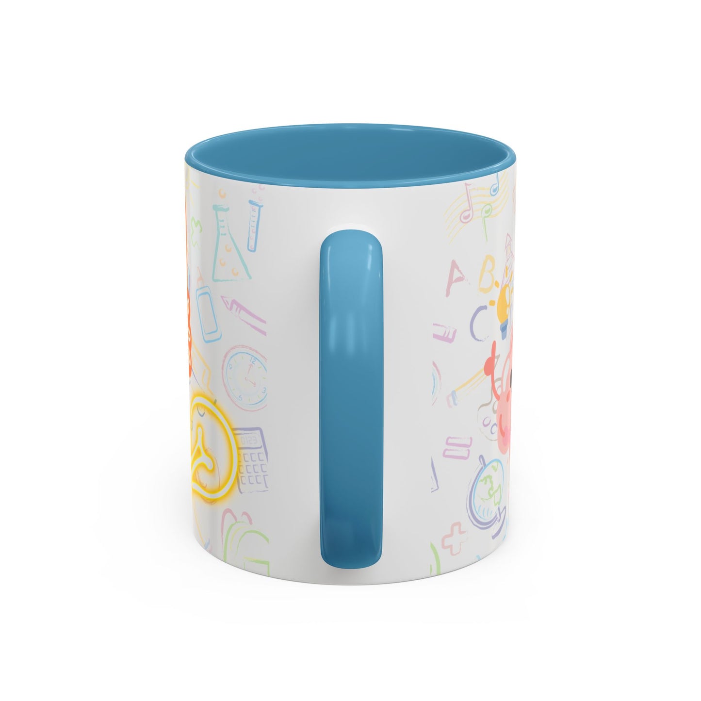 Inspirational Learn Every Day Coffee Mug - Colorful Accent Mug for Teachers & Students