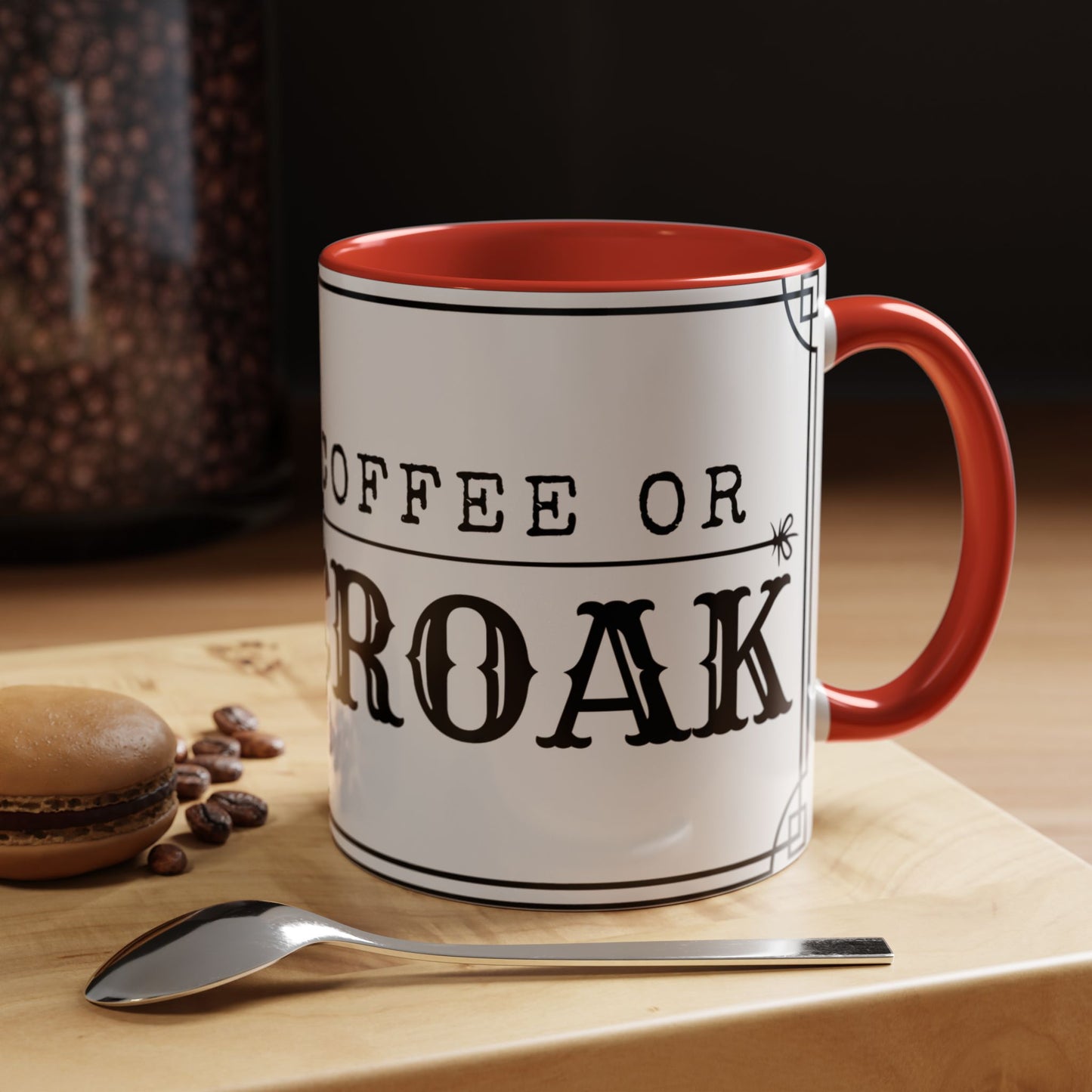 Coffee Mug - 'Coffee or Croak' Frog Design