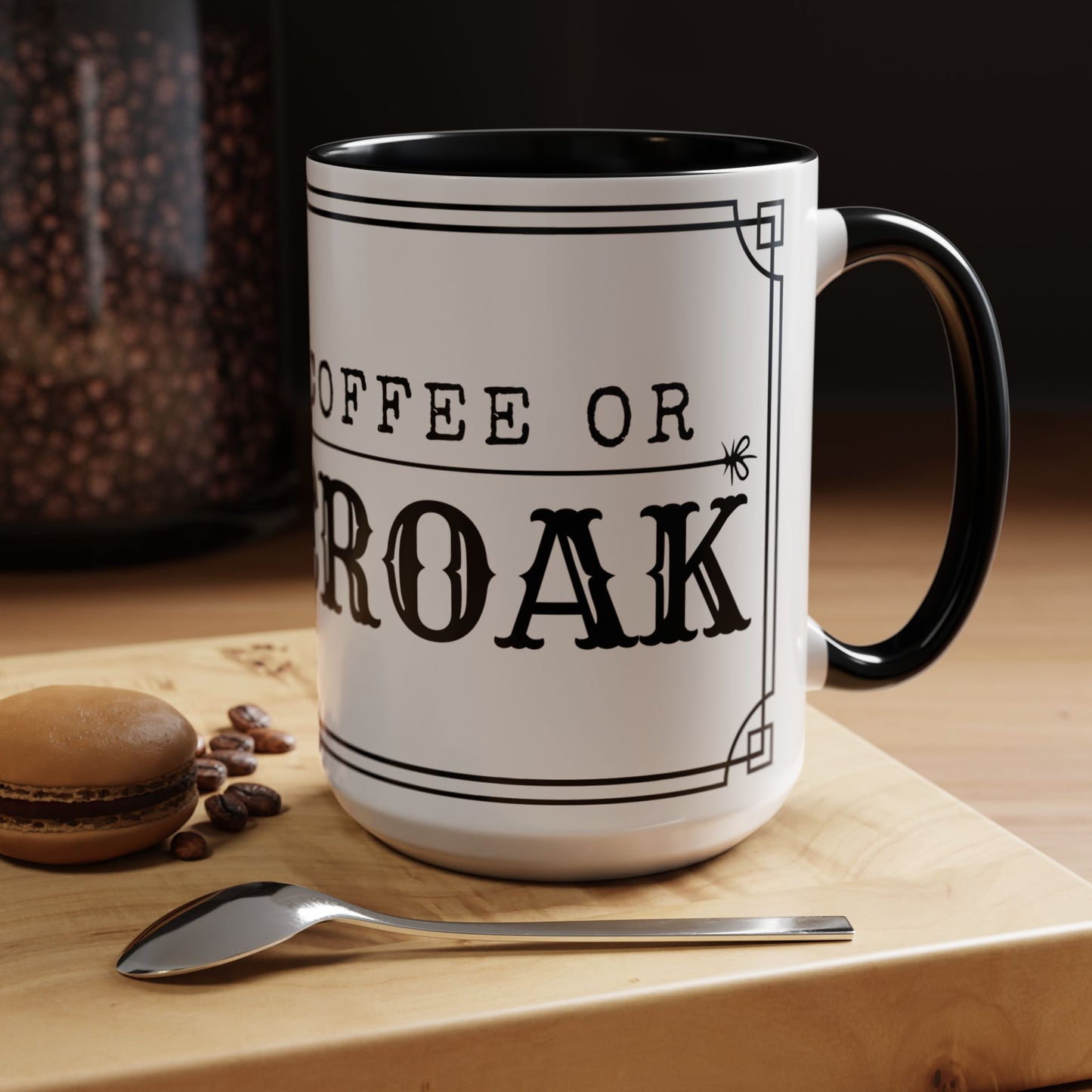 Coffee Mug - 'Coffee or Croak' Frog Design