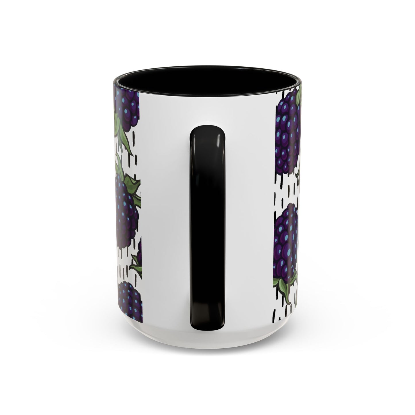 Blackberry Design Accent Coffee Mug - Perfect for Berry Lovers!