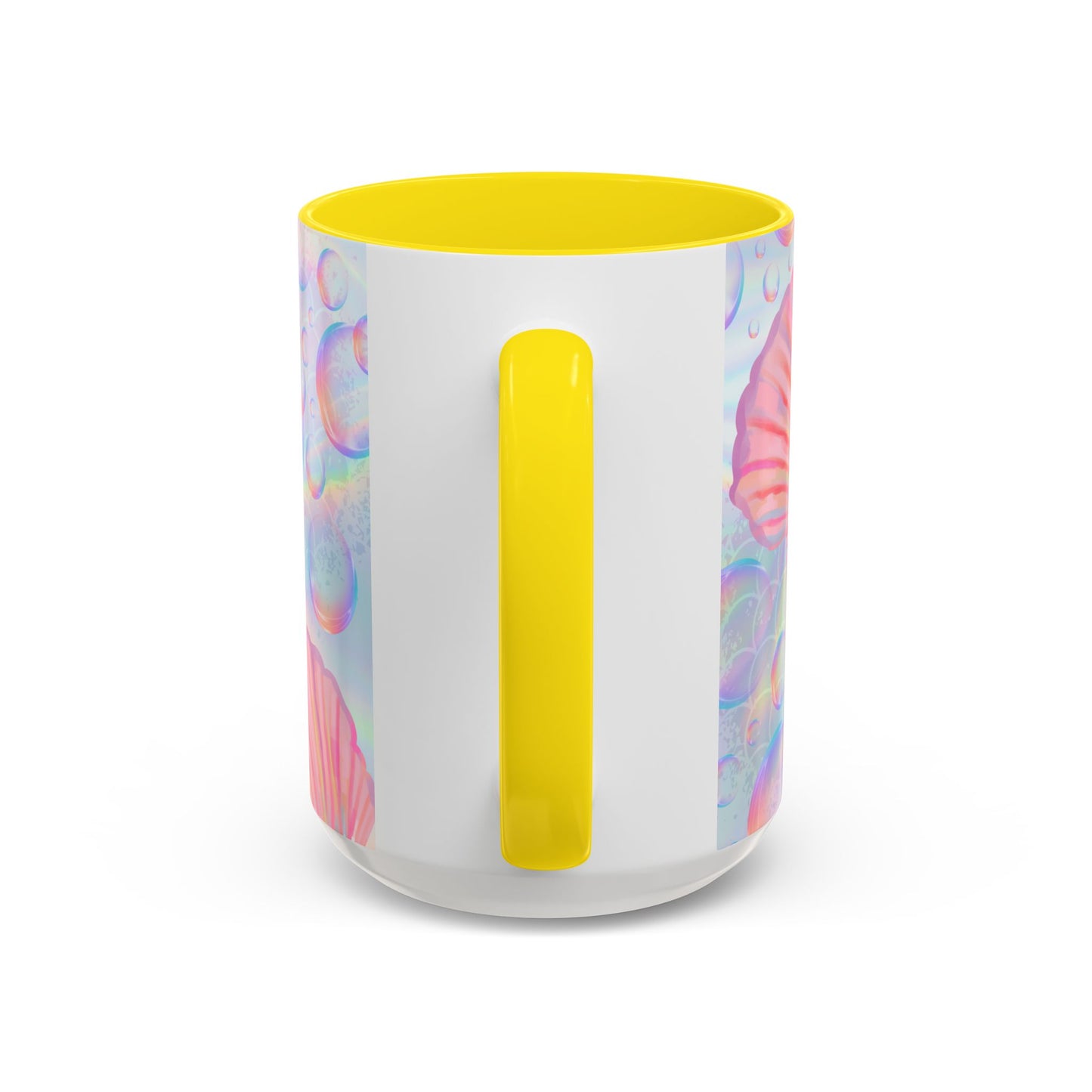 Pastel Seashells Coffee Mug - Ocean-Inspired Drinkware for Beach Lovers