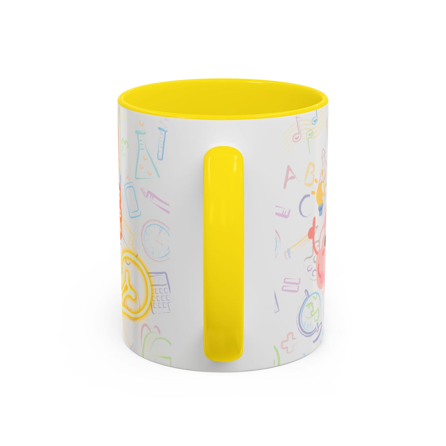 Inspirational Learn Every Day Coffee Mug - Colorful Accent Mug for Teachers & Students