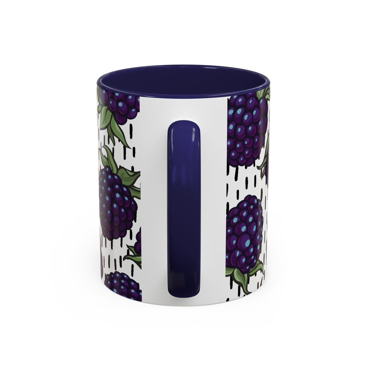 Blackberry Design Accent Coffee Mug - Perfect for Berry Lovers!