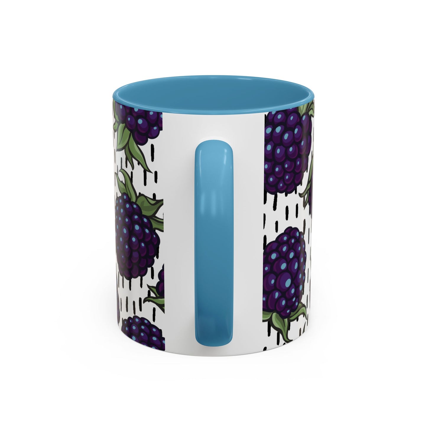 Blackberry Design Accent Coffee Mug - Perfect for Berry Lovers!