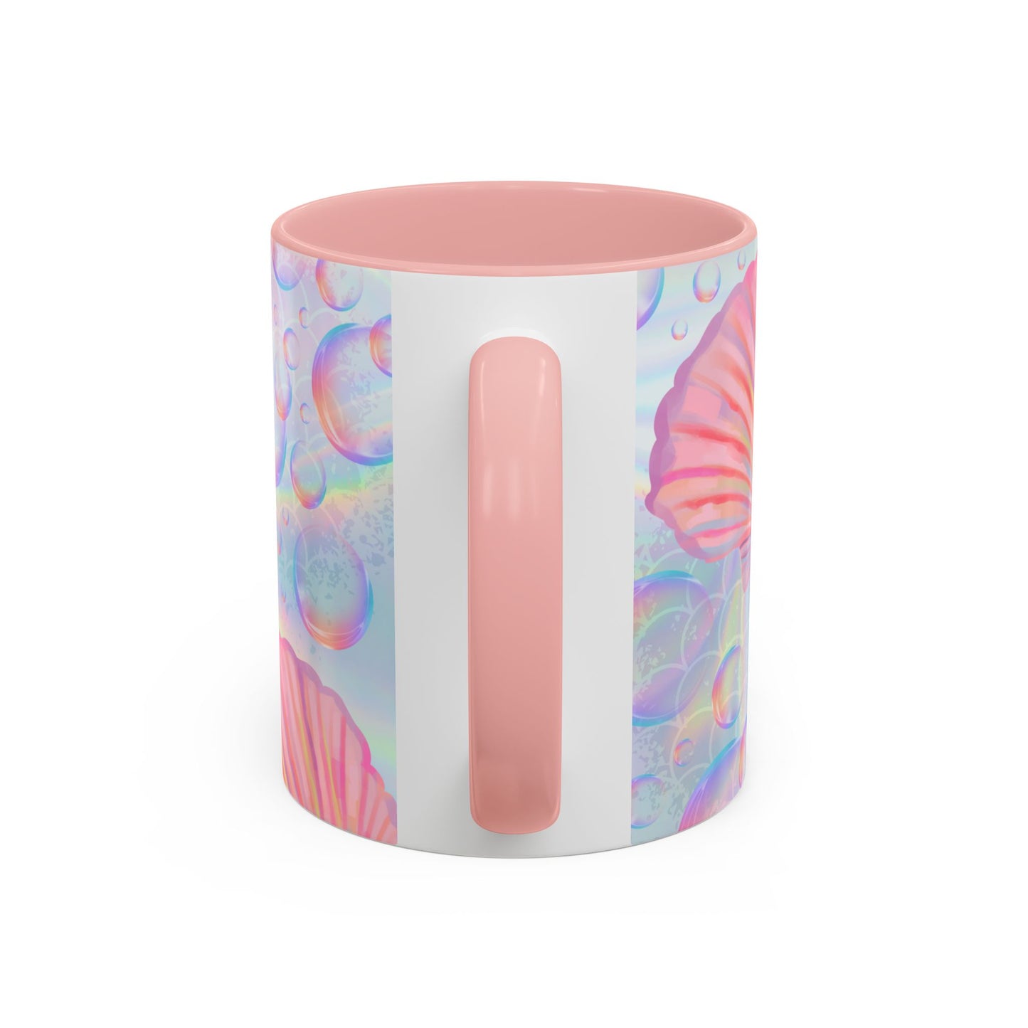 Pastel Seashells Coffee Mug - Ocean-Inspired Drinkware for Beach Lovers