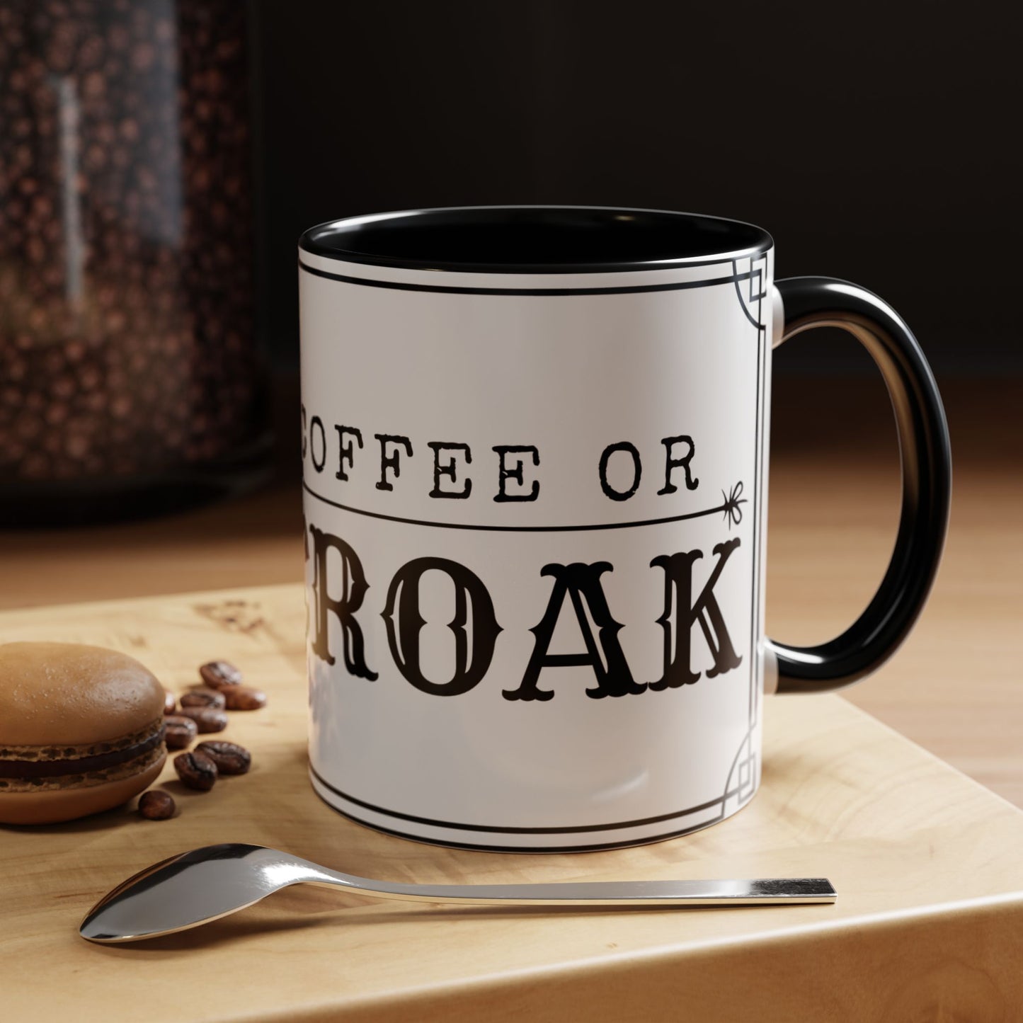 Coffee Mug - 'Coffee or Croak' Frog Design