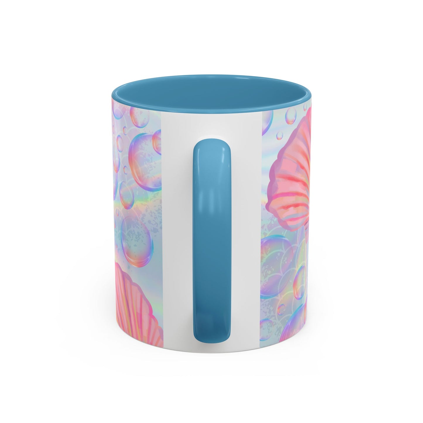 Pastel Seashells Coffee Mug - Ocean-Inspired Drinkware for Beach Lovers