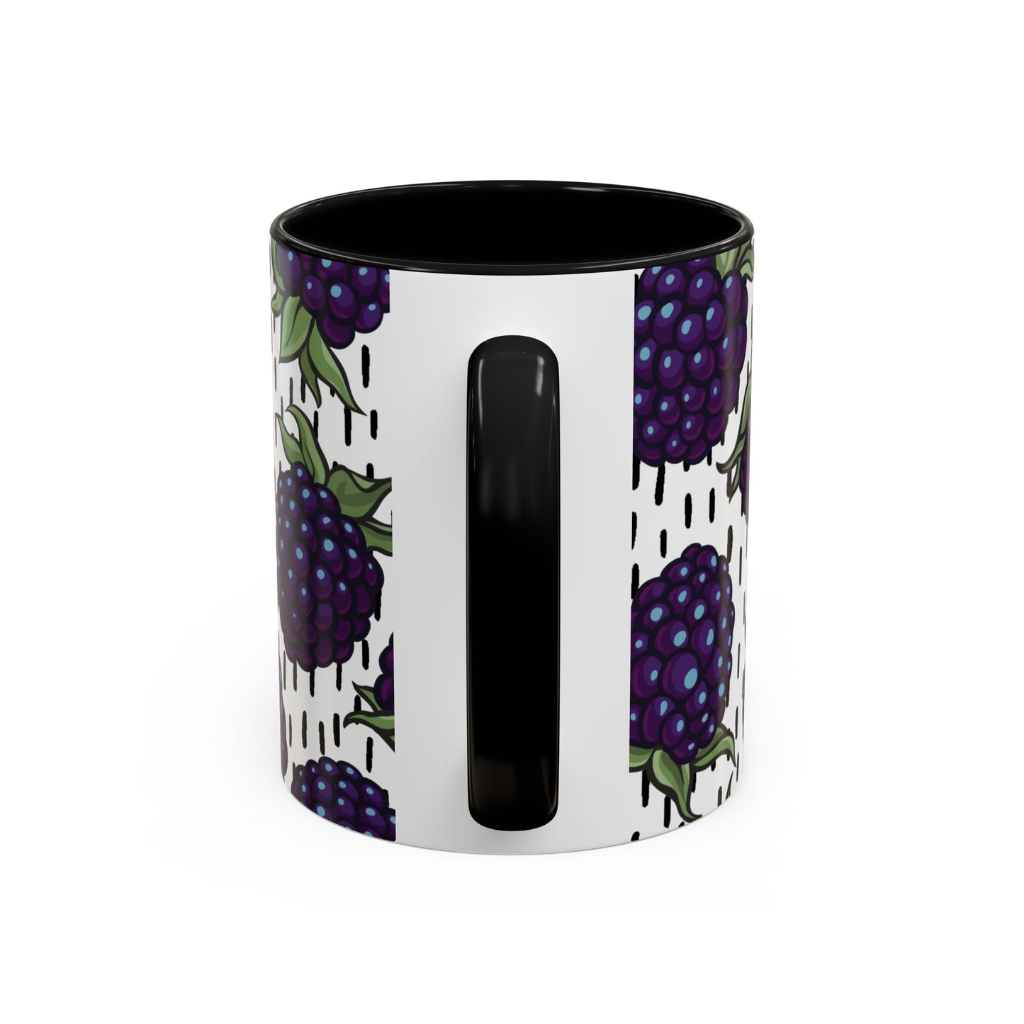 Blackberry Design Accent Coffee Mug - Perfect for Berry Lovers!