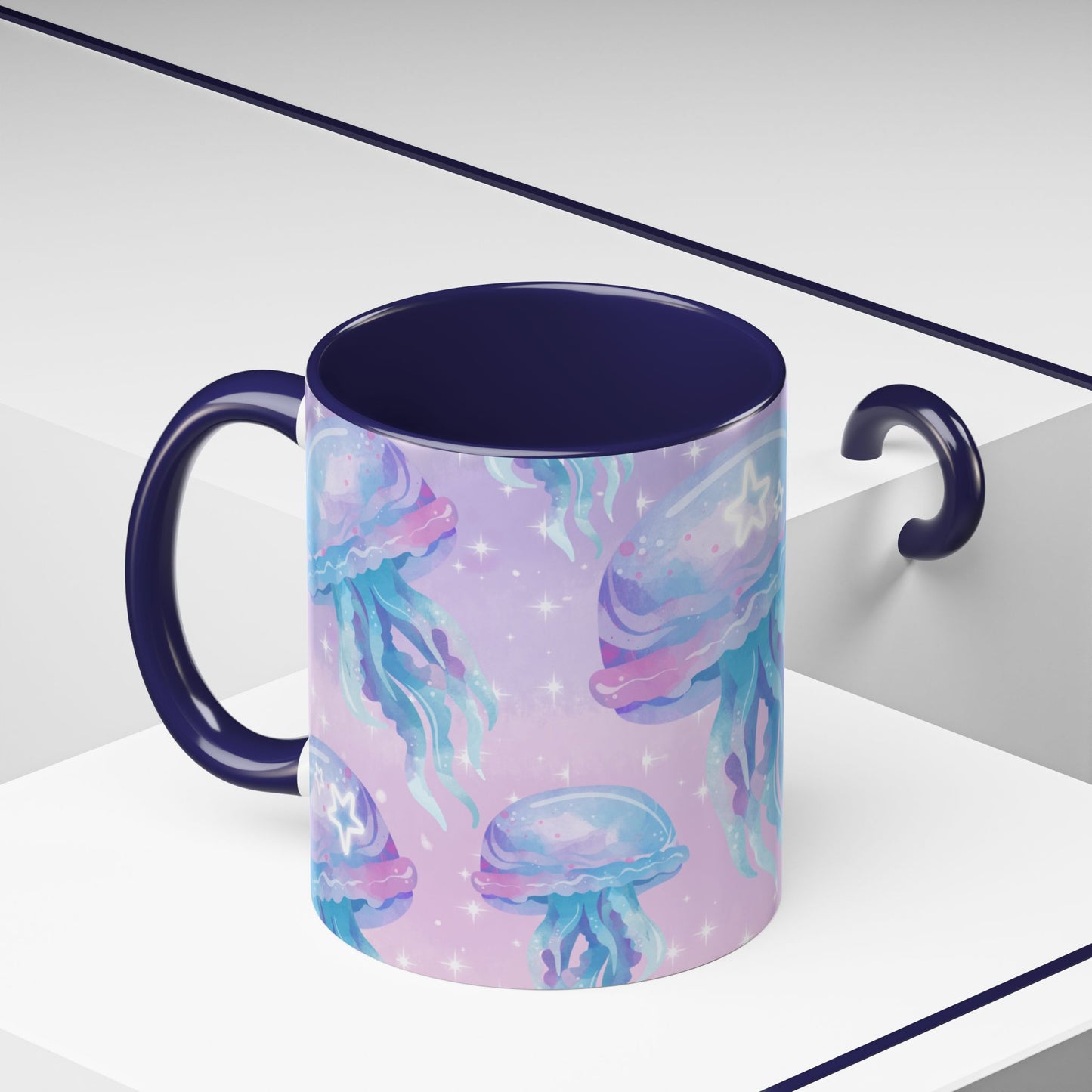 Magical Jellyfish Coffee Mug - 11oz & 15oz | Ocean-Inspired Design
