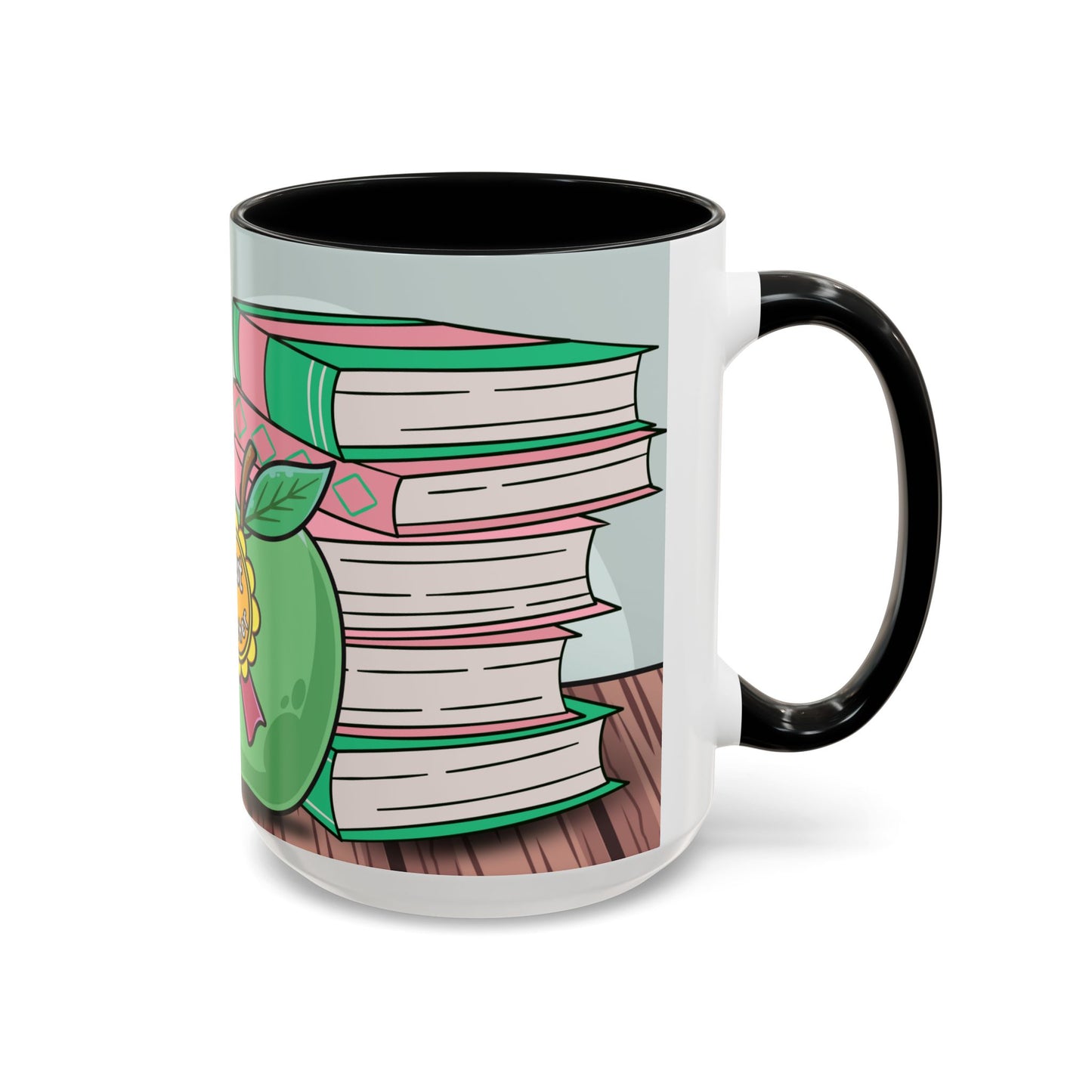 Best Teacher Accent Coffee Mug - Unique Gift for Educators, Teacher Appreciation Day, Back to School, Personalized Coffee Cup, Home