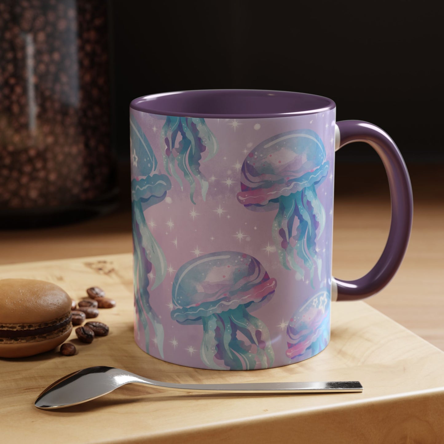 Magical Jellyfish Coffee Mug - 11oz & 15oz | Ocean-Inspired Design