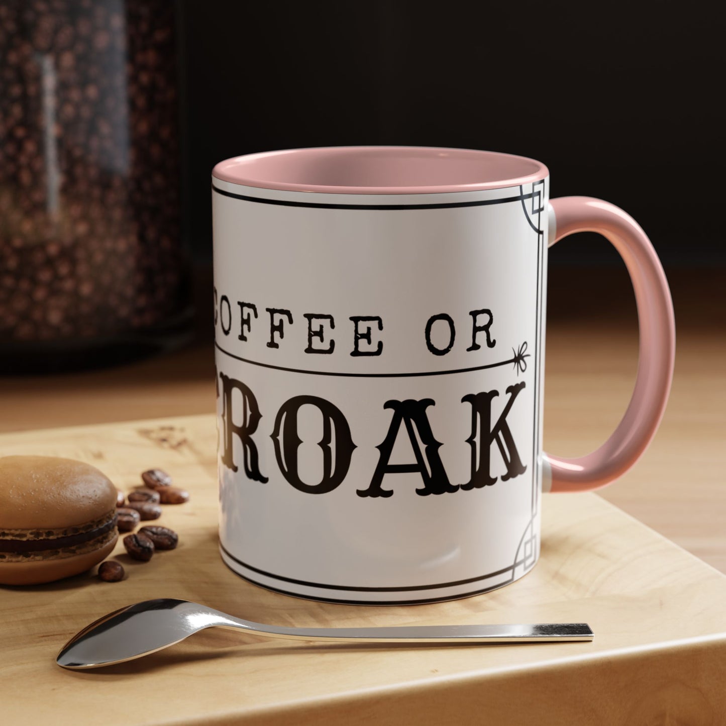Coffee Mug - 'Coffee or Croak' Frog Design