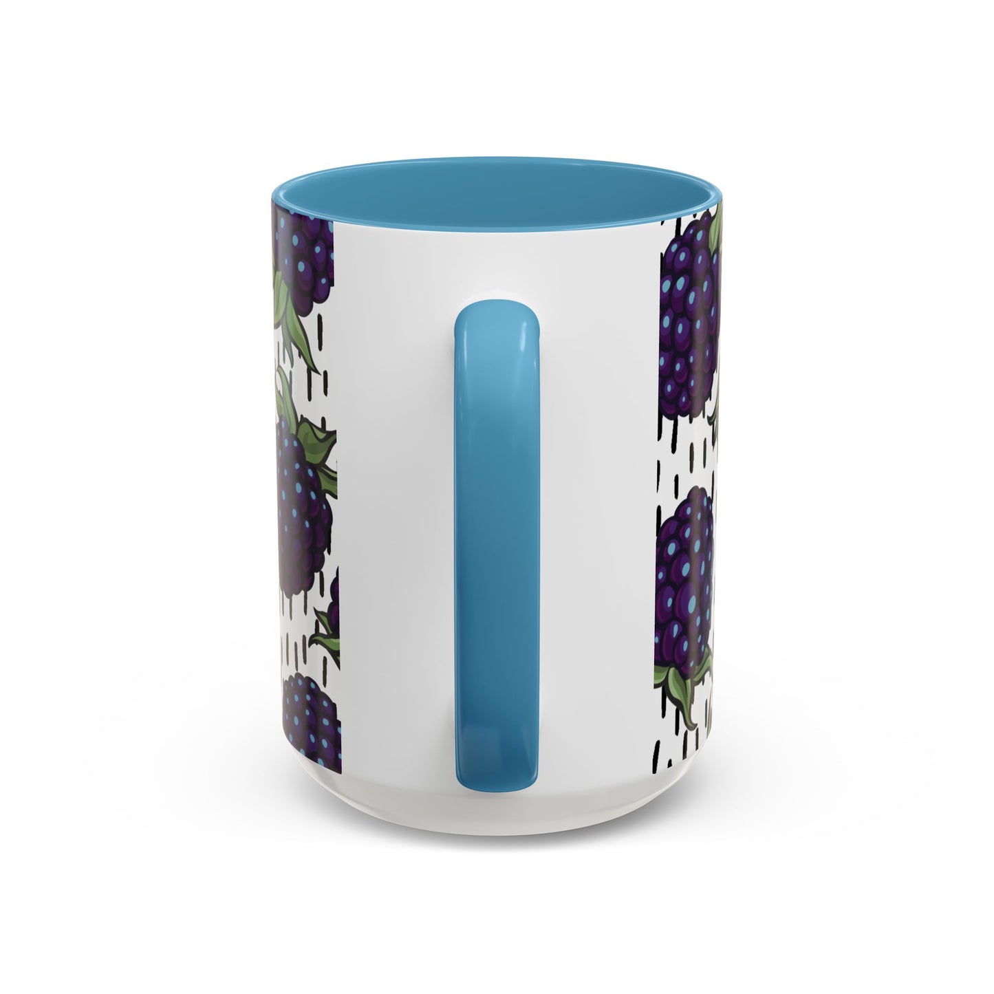 Blackberry Design Accent Coffee Mug - Perfect for Berry Lovers!