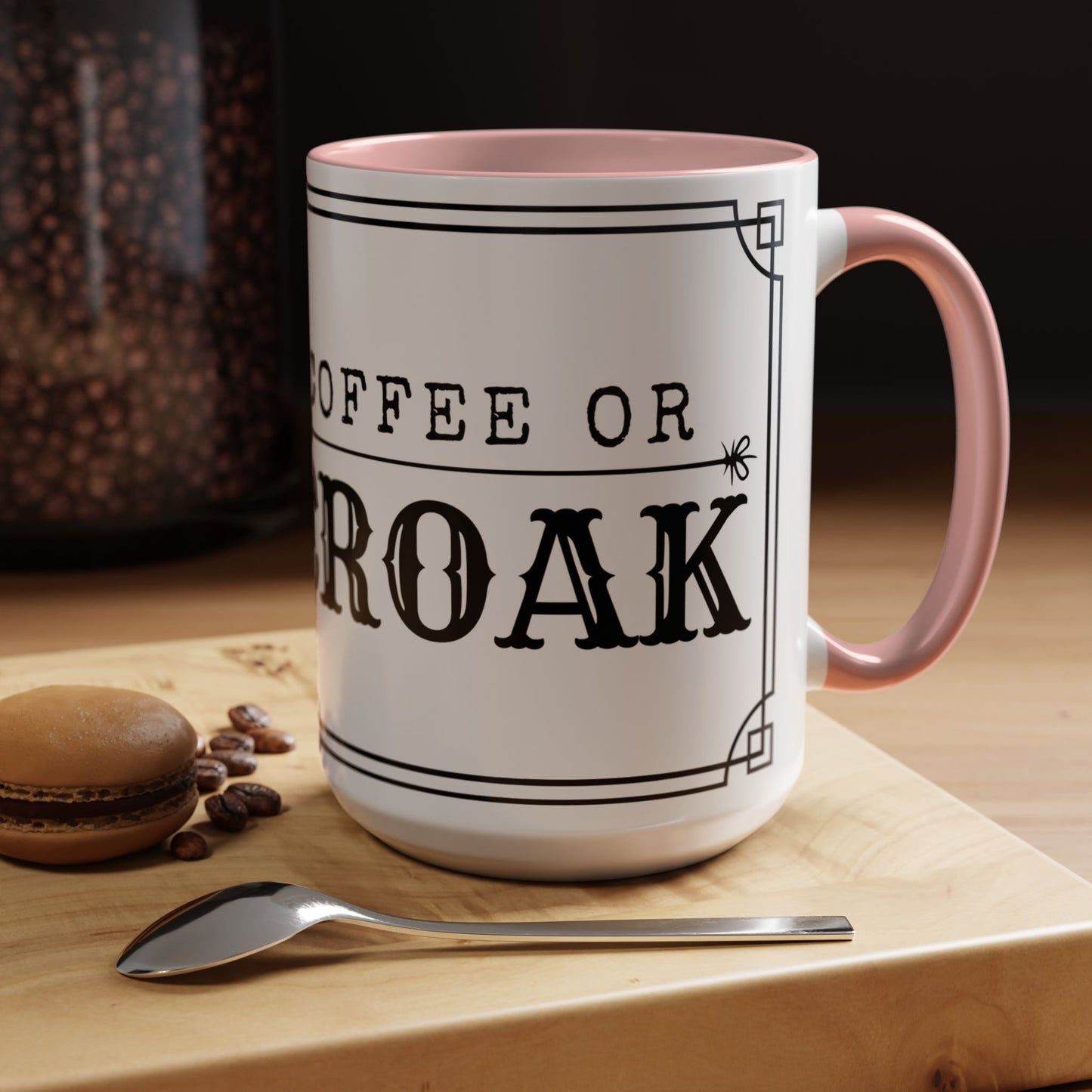 Coffee Mug - 'Coffee or Croak' Frog Design