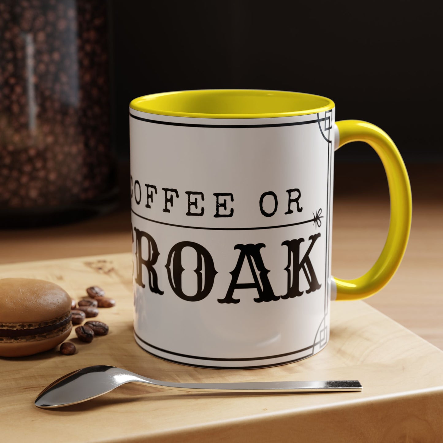 Coffee Mug - 'Coffee or Croak' Frog Design