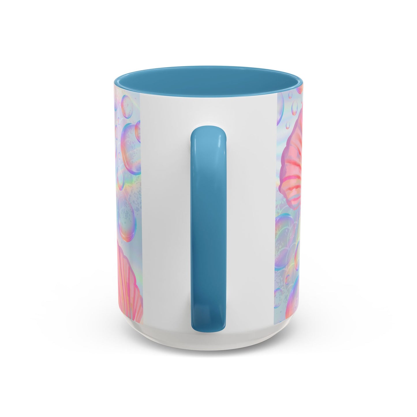 Pastel Seashells Coffee Mug - Ocean-Inspired Drinkware for Beach Lovers
