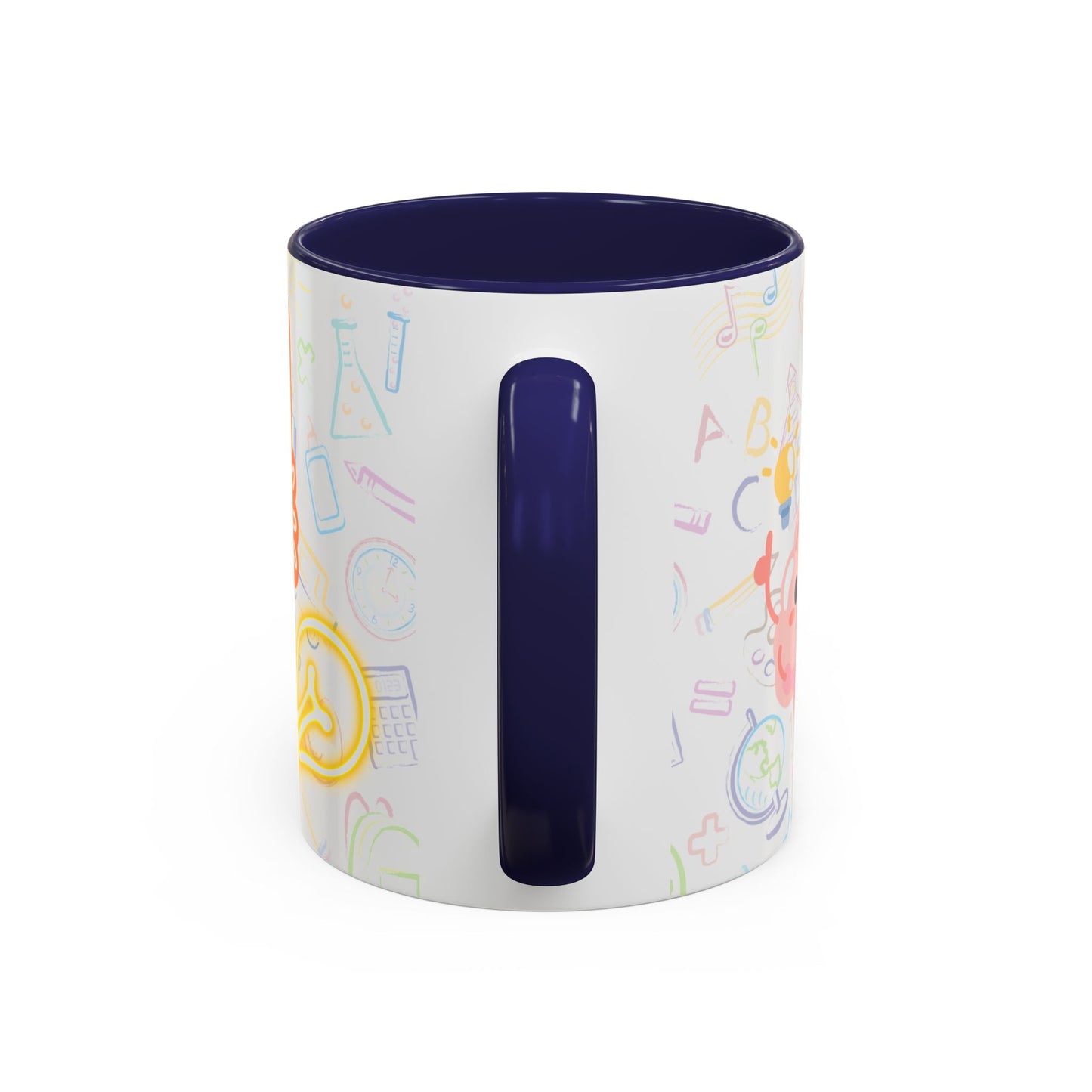 Inspirational Learn Every Day Coffee Mug - Colorful Accent Mug for Teachers & Students