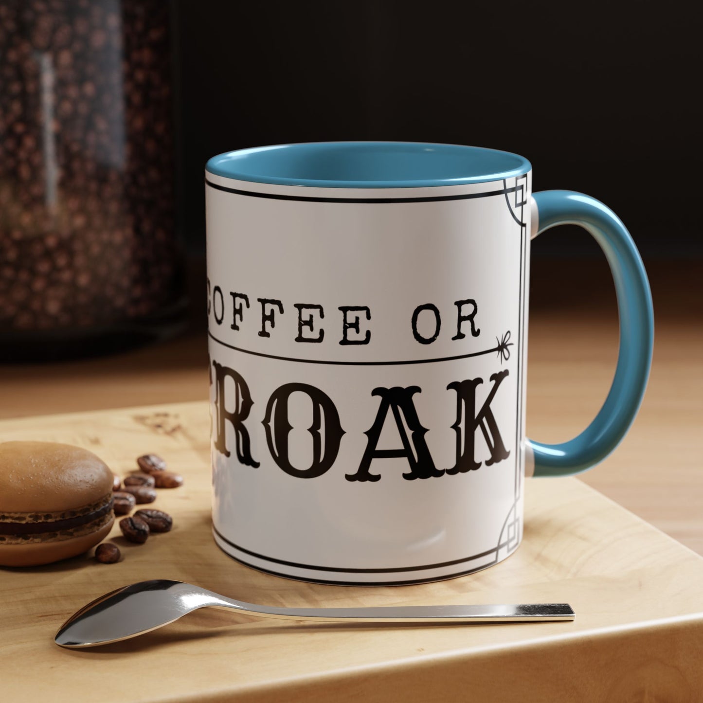 Coffee Mug - 'Coffee or Croak' Frog Design