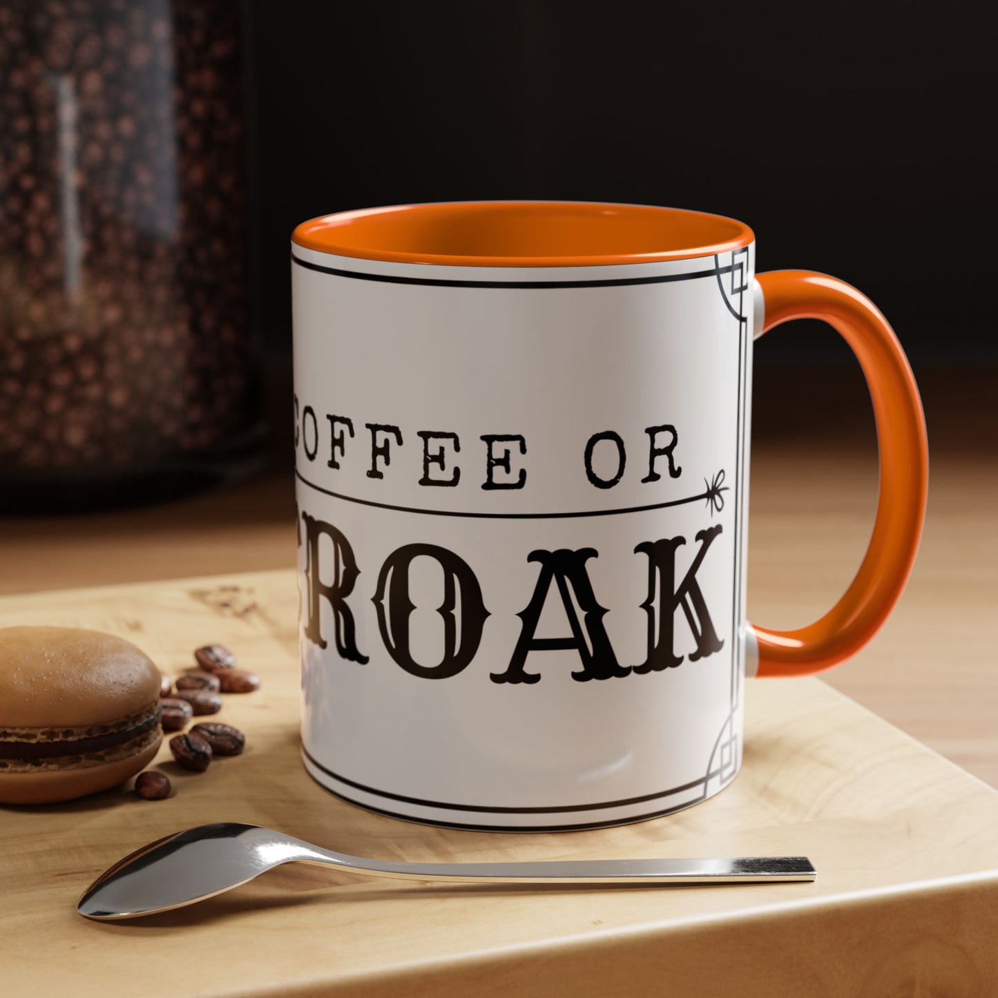 Coffee Mug - 'Coffee or Croak' Frog Design