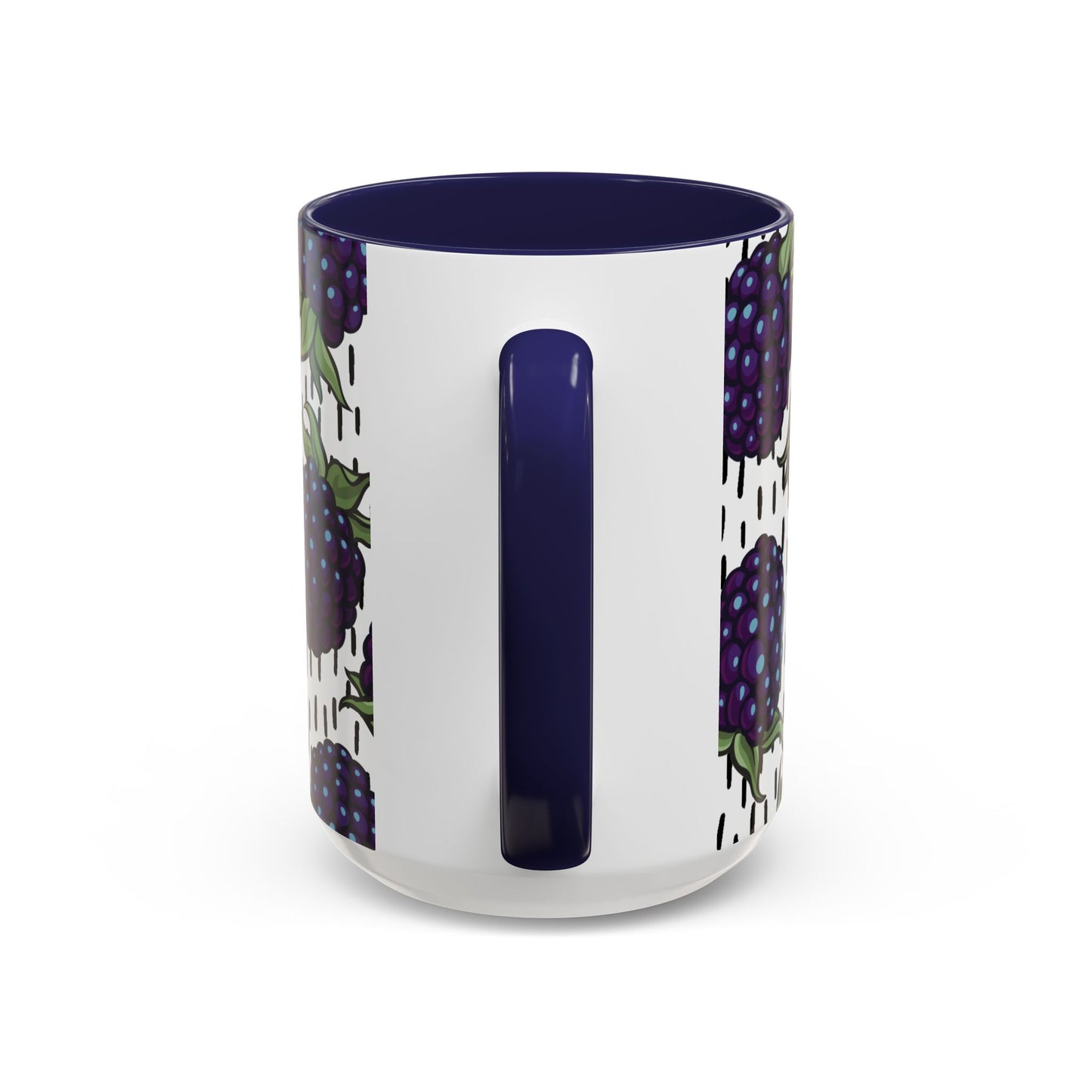 Blackberry Design Accent Coffee Mug - Perfect for Berry Lovers!