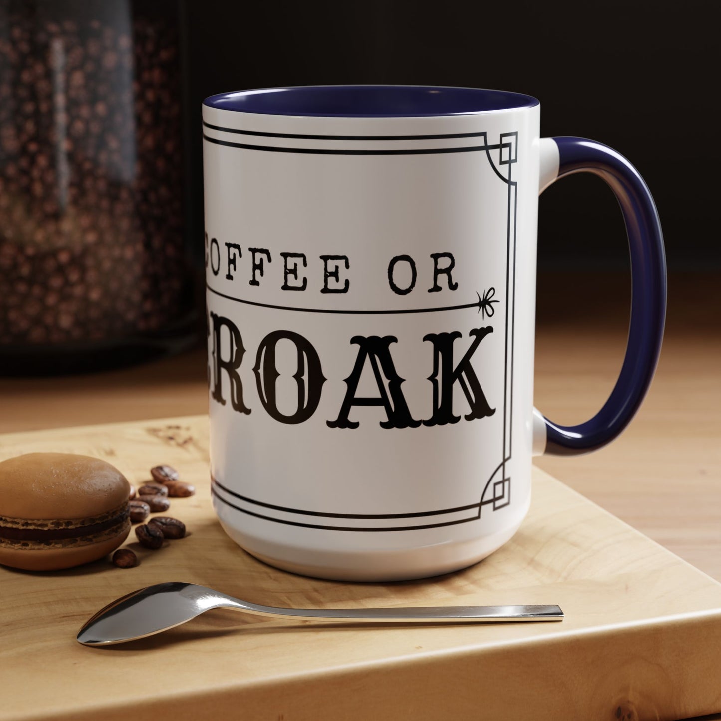 Coffee Mug - 'Coffee or Croak' Frog Design