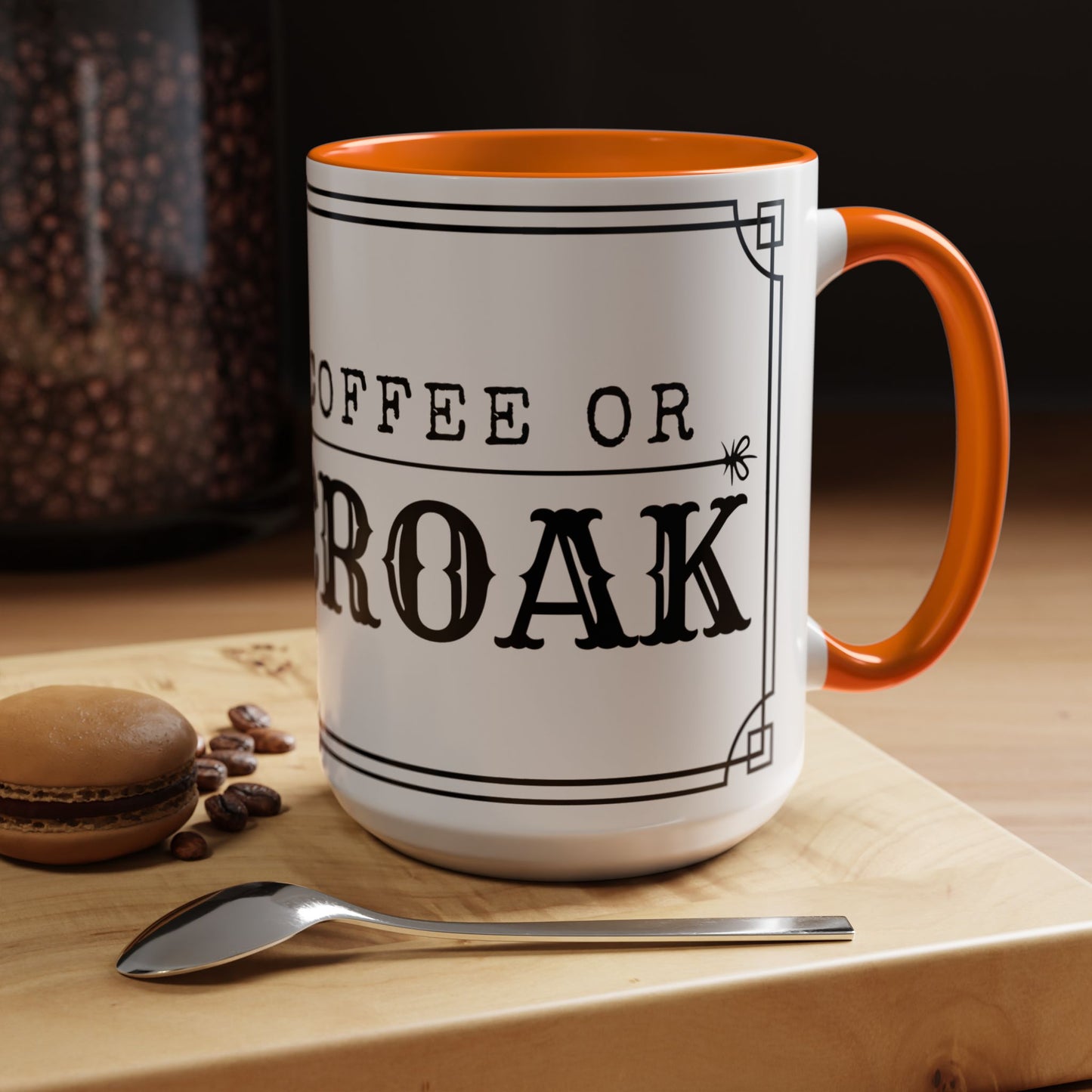 Coffee Mug - 'Coffee or Croak' Frog Design