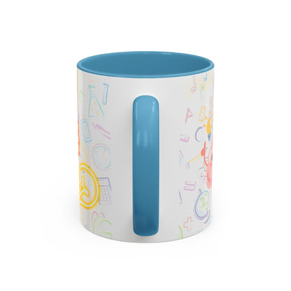 Inspirational Learn Every Day Coffee Mug - Colorful Accent Mug for Teachers & Students