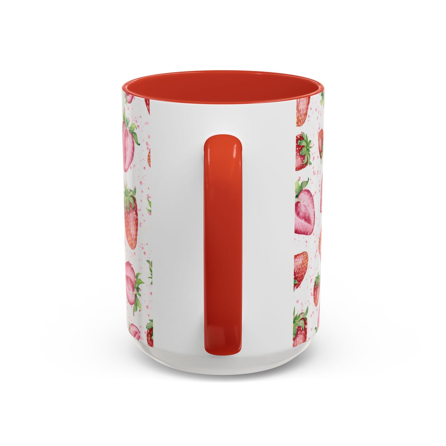 Strawberry Accent Coffee Mug – Fun Mug for Berry Lovers