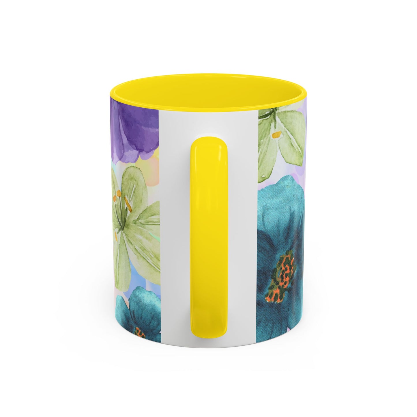 Vibrant Floral Accent Coffee Mug | Perfect for Garden Lovers & Spring Gifts | 11 & 15oz