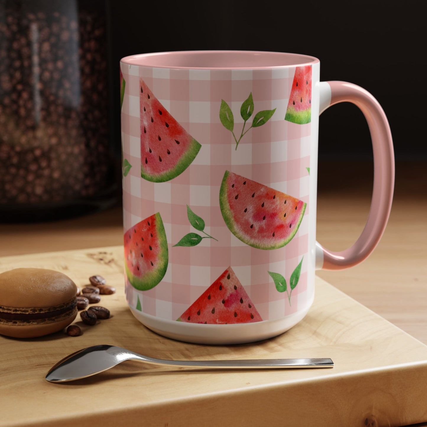 Watermelon Print Color Pop Coffee Mug (11, 15oz)