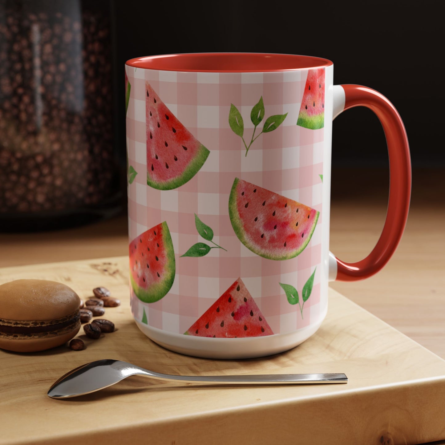 Watermelon Print Color Pop Coffee Mug (11, 15oz)