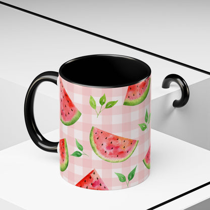Watermelon Print Color Pop Coffee Mug (11, 15oz)