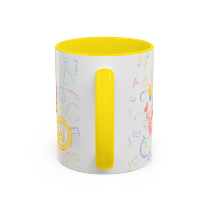 Inspirational Learn Every Day Coffee Mug - Colorful Accent Mug for Teachers & Students