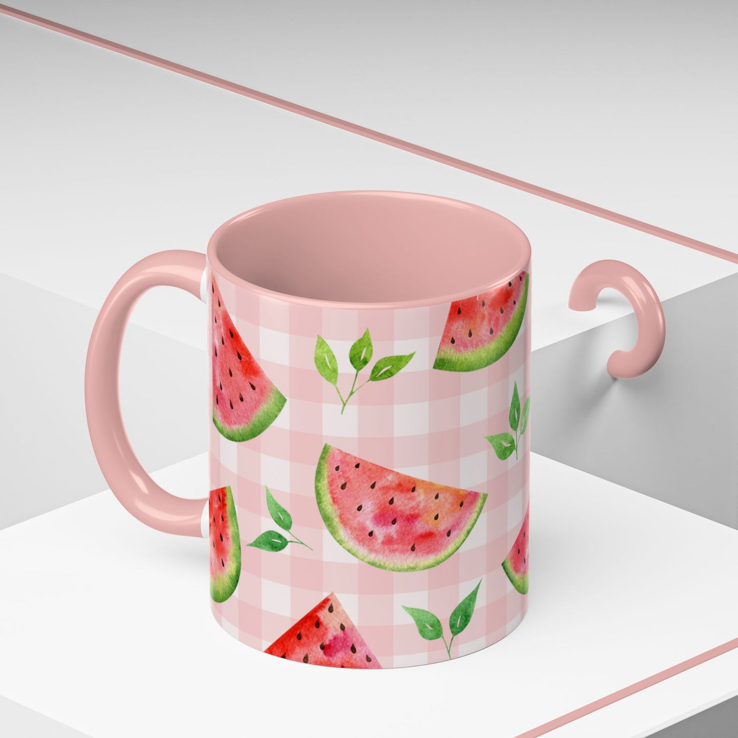 Watermelon Print Color Pop Coffee Mug (11, 15oz)