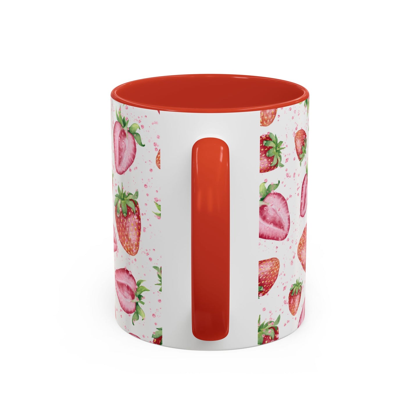 Strawberry Accent Coffee Mug – Fun Mug for Berry Lovers