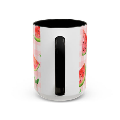 Watermelon Print Color Pop Coffee Mug (11, 15oz)