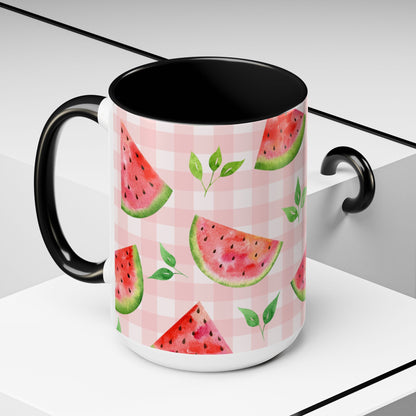 Watermelon Print Color Pop Coffee Mug (11, 15oz)