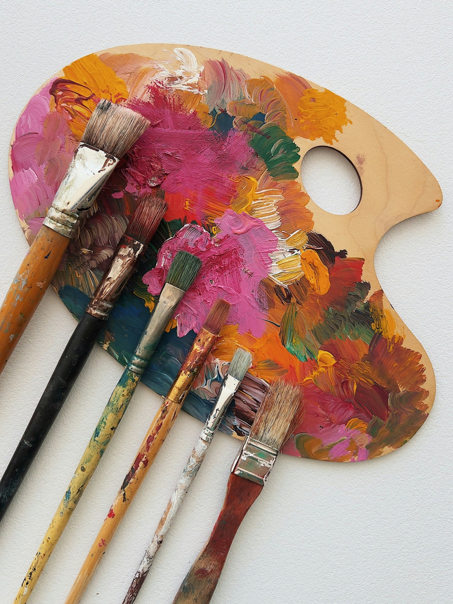 Paint Palette and Brushes